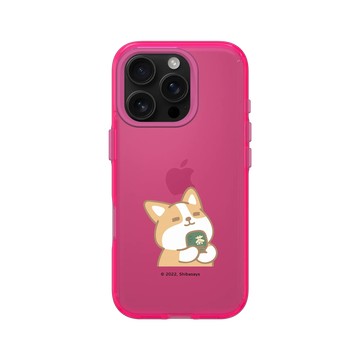 iPhone 16 Pro Clear 粉漾桃 - 柴語錄 Shiba Says - 來一杯茶吧!阿吉