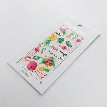 the NAMIE 紋身/刺青DIY 010 Color Tattoo 彩色紋身貼紙 紅鶴
