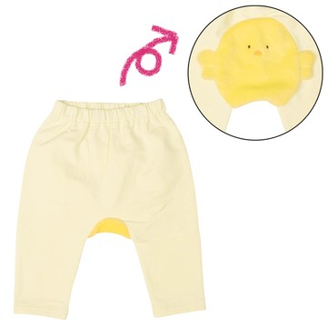 akachan honpo - 造型屁屁褲-刷毛 動物-黃色