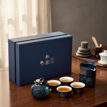 【BRAVOMART HOME】紫砂鎏金茶具套裝 一壺四杯禮品組 客製化刻字 入厝禮 升遷禮 商務送禮 禮物獨家