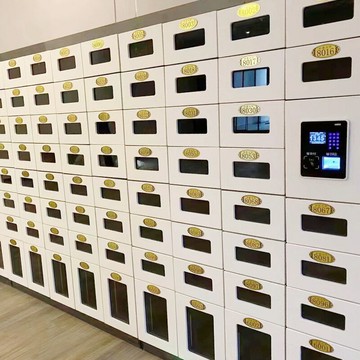 儲物櫃 免運 開立發票 洗浴鞋櫃感應鎖桑拿儲物櫃員工存包游泳館浴室健身房瑜伽館木質櫃