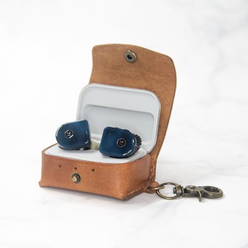 Master & Dynamic MW07 Plus 耳機充電盒 皮革保護套 客制可刻名