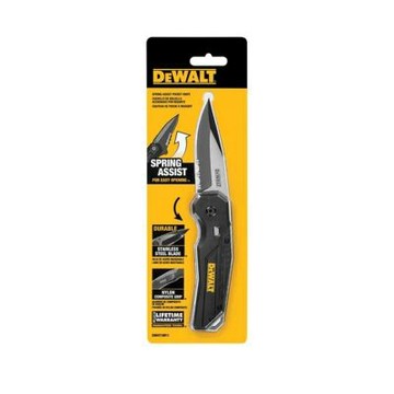 DEWALT 得偉 美國 可折式彈簧刀 (DWHT10911)
