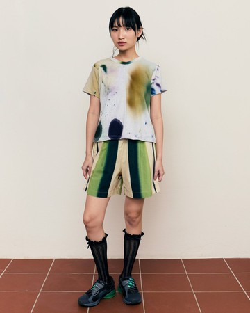 Multicolor Abstract Shorts