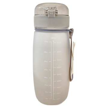 Kiyodo 磨砂漸層吸管水壺  灰色  1L  1個