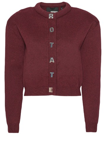 rotate birger christensen cardigan with letters