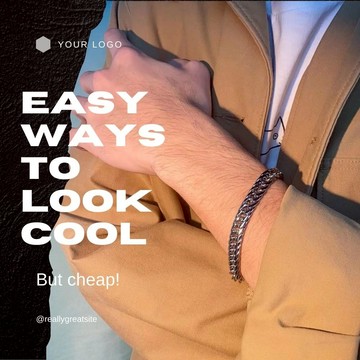 【Giumka】男手鍊．古巴元素．方格鍊條．客製刻字