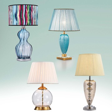 多款布罩造型桌燈/檯燈 F123-06-74091、74092、74093、74094