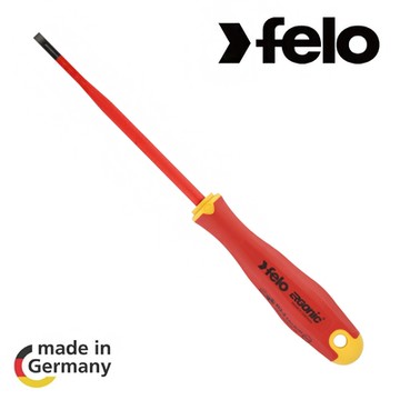 【FELO】E-Slim極細絕緣超軟柄起子(-) 6.5x125mm(41396590)