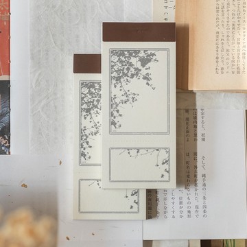 抬頭看花 - 櫻花 便箋本