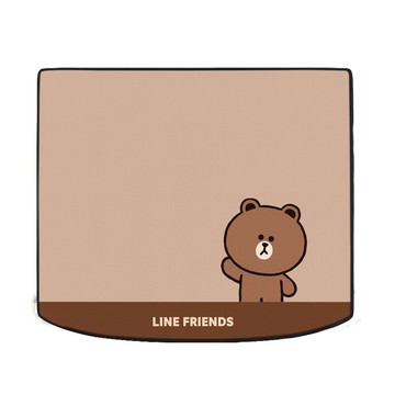 LINE FRIENDS 途喜 汽車後備箱墊卡通可愛個性車載尾箱墊適用於各種車型
