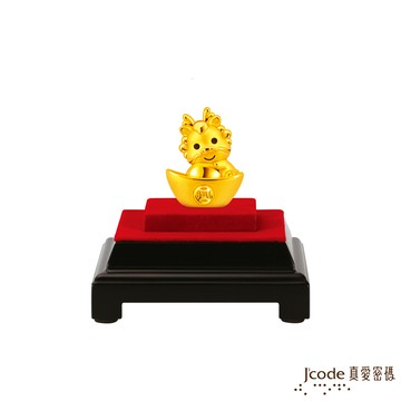 J’code真愛密碼金飾 龍華富貴硬金擺件