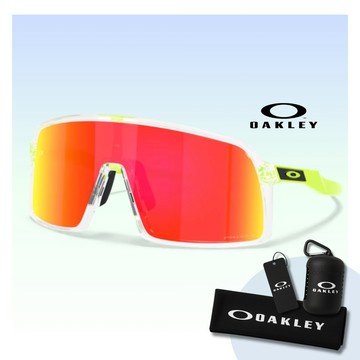 【Oakley】Sutro 亞洲版 運動太陽眼鏡(OO9406A-60 Prizm Ruby 鏡片)