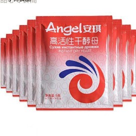 甜心零食阁酵母粉  發酵粉     5g/袋 | 安吉高活性乾酵母粉家用包裝隨機發 發酵更快標準合格