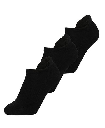 Superdry Women's Women's Trainer Sock 3 Pack Black - Size: M/L