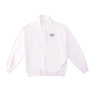 Converse Yoth Novelty Half Zip Fleece 長袖 男款 女款 白色 UCJ392-W2Y