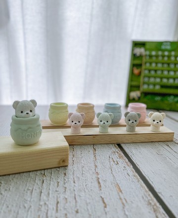 室內香氛造型擴香石-萌萌小熊蜂蜜罐 / 附5ML香精油