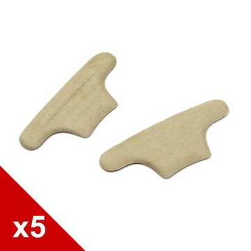 糊塗鞋匠 優質鞋材 F28 T字防磨後跟貼 (5雙/組)