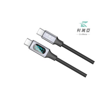 【CR科瑞亞】TYPE-C TO TYPE-C數據顯示線