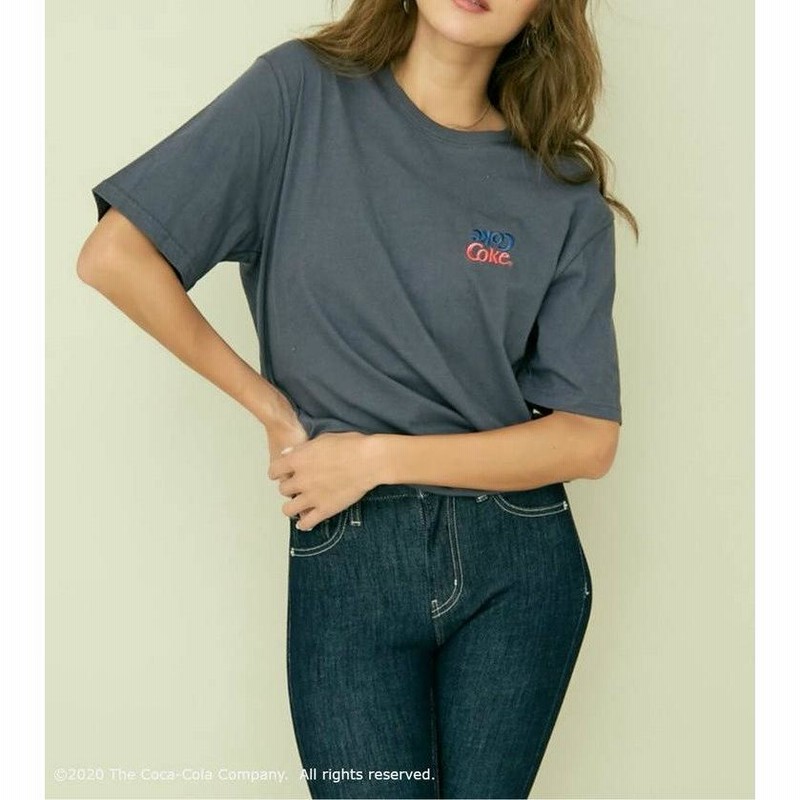 ジェイダ GYDA COCA-COLA BIG Tシャツ フォト 半袖 バック
