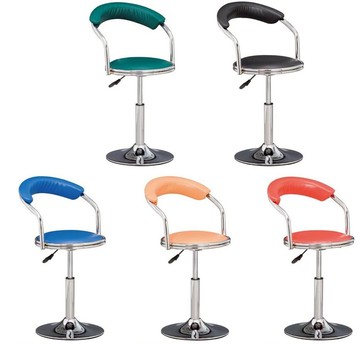 雪之屋 020電鍍吧台椅(圓盤Ø40CM)(氣壓升降) X746-06~10