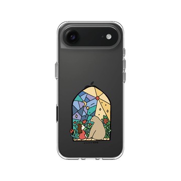 iPhone Air Clear Case（相機按鈕） 透明 - 咻咻熊 XiuXiubear - 窗裡的日月