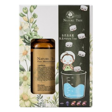 NATURE TREE 自然樹 保濕濃縮精華液DIY面膜組 精華液 250ml+面膜錠 25入  1組