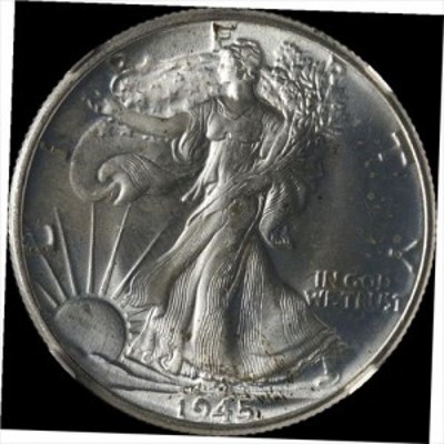 品質保証書付】 アンティークコイン NGC PCGS 1945年-P 歩く自由の女神