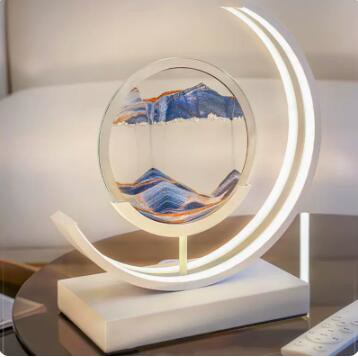 創意沙漏流沙畫藝術擺件客廳桌面酒柜裝飾辦公室擺設喬遷禮物高檔 雙11全館免運