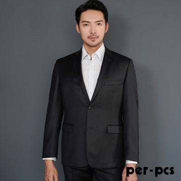 per-pcs 英倫紳士格紋商務西裝_黑(817311)