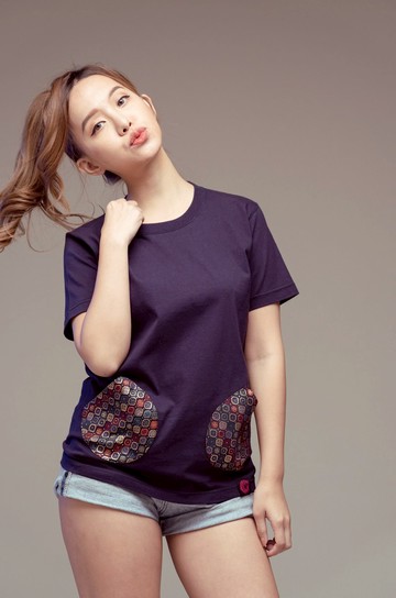 【客製化禮物】 西陣織趣味手作T恤(女生)