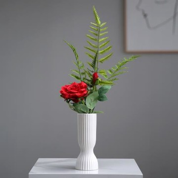 輕奢簡約陶瓷花瓶ins風高級感客廳水培插花創意家用餐桌干花擺件