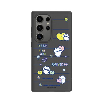 Galaxy S24 Ultra SolidSuit 黑 - 爽爽貓 Song Song Meow by SECOND - LOVE FOREVER