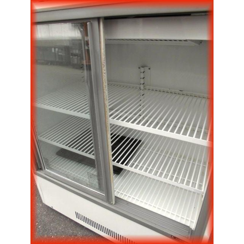 中古 レマコム 4面ガラス冷蔵ショーケース ブラック 120L 中古