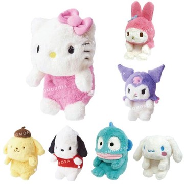 小禮堂 Sanrio 三麗鷗 坐姿矯正玩偶娃娃 Kitty 美樂蒂 酷洛米 布丁狗 大耳狗