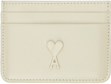AMI Paris 米色 Ami de Caur 卡包