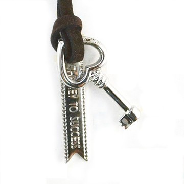 伊飾童話 The Key Of Success雙墜鍊/褐