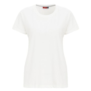 棉感休閒T-shirt-峰頂白(女264114540)
