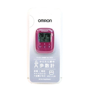 [4東京直購] Omron HJ-325-PK 桃紅色 Alvita 終極 計步器 散步 快走 超大字體