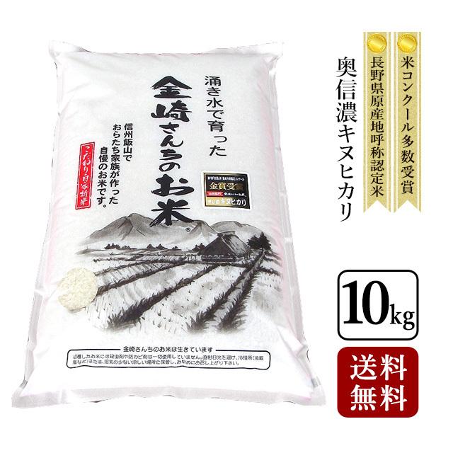 お米 10kg 奥信濃キヌヒカリ 令和5年産 新米 長野県飯山