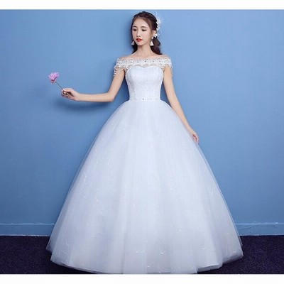 結婚式花嫁 ウェディングドレス 披露宴 手作り ドレス ダイヤモンド パーティードレス ワンピース プリンセス ビスチェドレス キラキラ Wedding 通販 Lineポイント最大get Lineショッピング