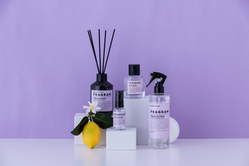 【柑橘花香調】FRAGRAM慕浴-紫溢茶香 愜意時光擴香瓶190ml