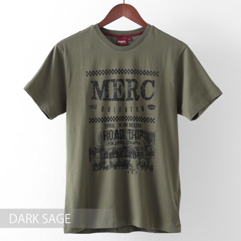 2023新商品 Merc レーサー メルクロンドン メルク ロンドン Tシャツ メンズ