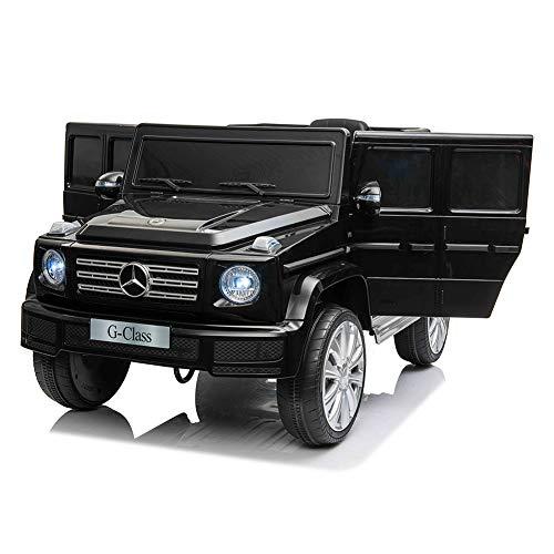 電動乗用カー 乗用ラジコン Mercedes Benz G500 りもこん ペダルとプロポで操作可能 子供へのプレゼント ギフト 電動カー 乗物玩具 ブラック