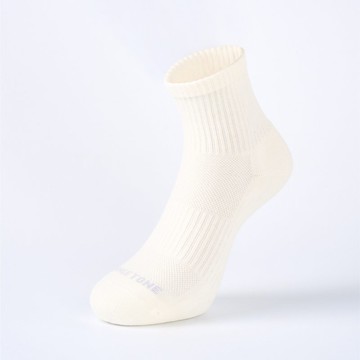 抑菌足弓氣墊短襪 - 米白(M、L)