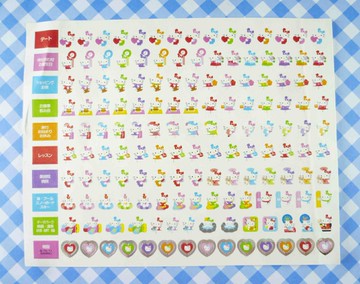 【震撼精品百貨】Hello Kitty 凱蒂貓 重點貼紙-抱心 震撼日式精品百貨