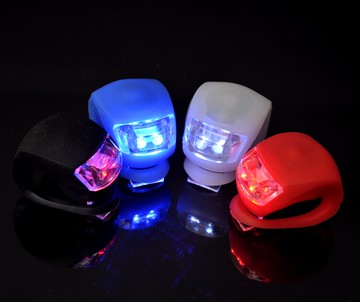 兒童自行車 滑行平衡車 三輪車等裝飾警示燈 安全騎行小燈青蛙燈