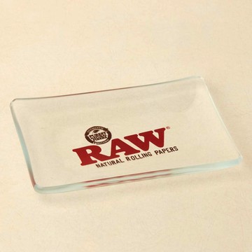 黑羊選物 台灣現貨 RAW Glass Rolling Tray 玻璃捲菸盤 S款 高透玻璃 全新體驗 捲菸 捲菸紙