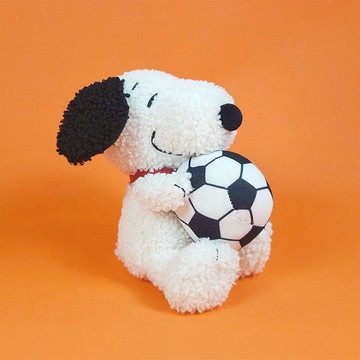 BON TON TOYS Snoopy史努比填充玩偶-足球狗 16cm