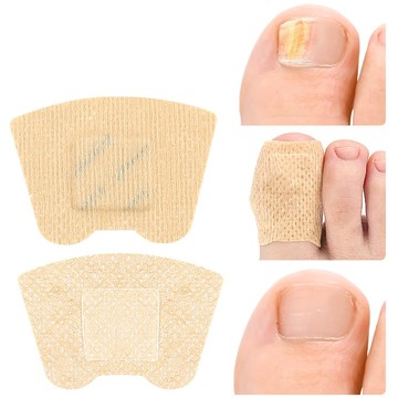 大友los2433拾伍組扇形水凝膠灰指甲修護貼軟甲嵌甲增厚腳趾甲護理甲溝指甲貼片